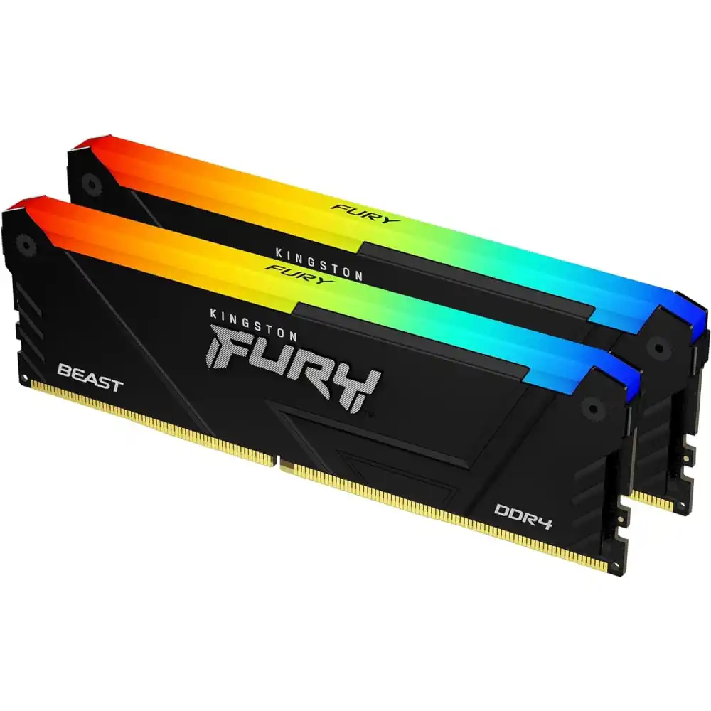 Memorija DDR4 16GB(2x8GB) 3200MHz Kingston Beast RGB KF432C16BB2AK2/16 Fury