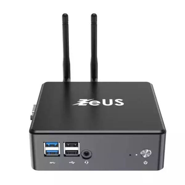 Mini PC Zeus MPI10  i5-10210U 4.20 GHz/8GB/m.2 256GB/LAN/WiFi/BT/HDMI/DP/RS232/USB C/ Win10 Pro