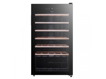 Vinska vitrina TESLA RW092M/G/93L/47x47x84,5cm/crna
