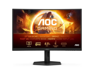 AOC 27 inča C27G4ZXU FHD 1920x1080 Fast VA 280 Hz zakrivljeni gaming monitor