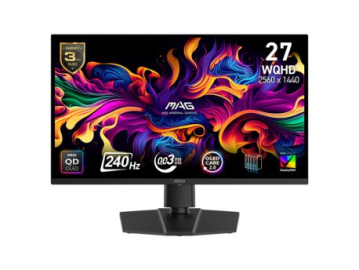 MSI 27 inča MAG 271QP QD-OLED X24 WQHD 2560x1440 240 Hz Adaptive Sync gaming monitor