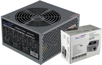 LC-Power LC600H-12 V2.31 600W, 120mm, 20/24 pin, 4x PCI-E (6/8), SATA
