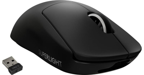 Logitech G Pro X Superlight Wireless Gaming Mouse, Black