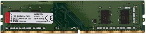 DDR4 4GB 3200MHz, Non-ECC UDIMM, CL22 1.2V, 288-Pin 1Rx16