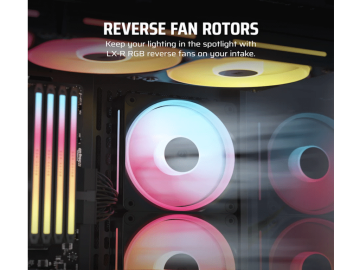 Kuler za PC CORSAIR iCUE LINK LX120-R/RGB/120mm/single fan/crna