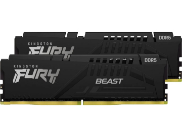 Memorija KINGSTON 64GB(2x32GB)/DIMM/DDR5/5200MT/s/CL40/FURY Beast XMP