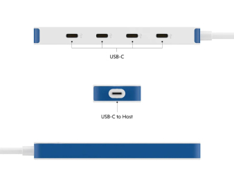 TARGUS HyperDrive Flex 4 Port USB-C Hub plavi (HD5201BUGL)