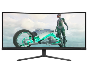 PHILIPS_ 34 inča Evnia 34M2C3500L/00 UWQHD 3440x1440 Fast VA 180 Hz HDR10 zakrivljeni gaming monitor