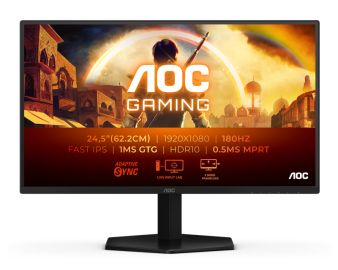 AOC 24.5 inča 25G42E FHD 1920x1080 Fast IPS 180 Hz gaming monitor
