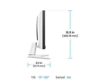 BENQ 24.5 inča EX251 FHD 1920x1080 IPS 220 Hz HDR10 Gaming beli monitor