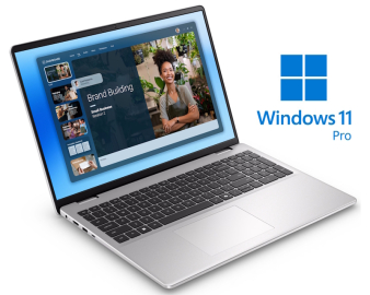 DELL 16 DC16251 16 inch FHD+ 300nits Core 7 150U 16GB 512GB SSD Backlit FP Win11Pro metalni silver l