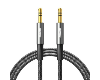 REMAX AUX Audio kabl 3,5mm na 3,5mm 1.2m, crni