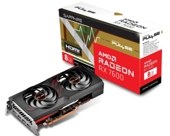 SAPPHIRE AMD Radeon RX 7600 8GB 128bit PULSE RX 7600 GAMING OC 8GB (11324-01-20G) grafička karta