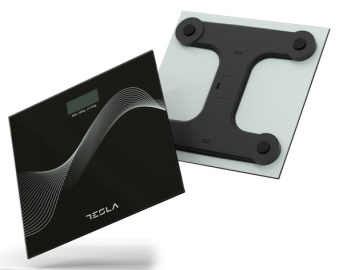 Telesna vaga TESLA BS102B 3-180kg/crna