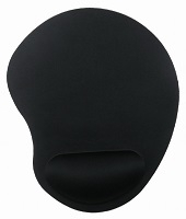 Mouse Pad with Wrist Support (Foam), 240x220 mm, Black