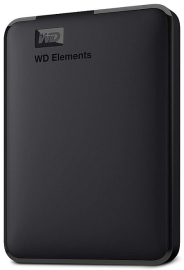 External HDD 4TB, Elements Portable, USB 3.2 Gen1, Black