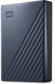 External HDD 4TB, USB3.2 Gen 1 Type-C (5Gbps), My Passport Ultra, Blue