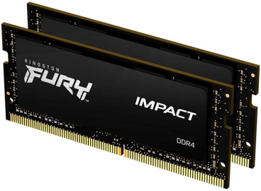 DDR4 32GB (2x16GB) SO-DIMM 3200MHz [FURY IMPACT], Non-ECC Unbuffered, CL20 1.2V, 260-pin 1Rx8, Memor