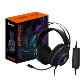 Gaming Headset, Virtual 7.1 Channel Support, 50mm Drivers, RGB Lighting