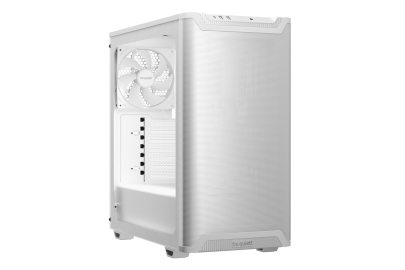 PURE BASE 501 Airflow Window White, MB compatibility: ATX / M-ATX / Mini-ITX, Two pre-installed be q