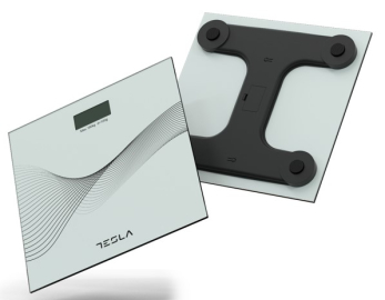 Telesna vaga TESLA BS103W 3-180kg/bela