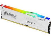 Memorija KINGSTON 16GB/DIMM/DDR5/5600MHz/CL36/FURY Beast RGB/bela