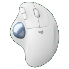 Bežični miš Logitech Ergo M575 Wireless Trackball (Beli)