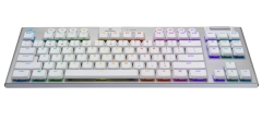 Logitech G915 Tenkeyless Lightspeed GL Tactile, Wireless Gaming Keyboard, White