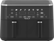 Air Fryer TESLA AF900BSD 2400W/4.5L+4.5L/digital panel/crna-inox