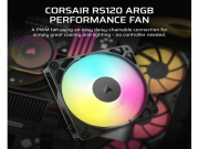 Ventilator CORSAIR RS120/120mm/ARGB/single pack/crna