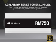 Napajanje CORSAIR CP-9020231-EU RM750 750W/80 plus Gold/modularno/belo