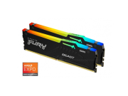 Memorija KINGSTON KF556C36BBEAK2-32 32GB(2x16GB)/DIMM/DDR5/5600MHz/CL36/FURY Beast RGB EXPO