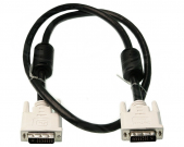 FAST ASIA Kabl DVI-D Dual Link - DVI-D Dual Link M/M 1.8m feritno jezgro crni