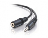 E-GREEN Kabl audio 3.5mm - 3.5mm M/F (produžni) 3m crni