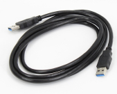 E-GREEN Kabl 3.0 USB A - USB 3.0 A M/M 1.8m crni