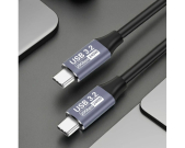 FAST ASIA Kabl USB 3.2 na USB 3.2 8K/60 Hz, 20Gbps, 240W 2m, crni