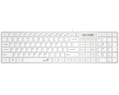 GENIUS SlimStar 126 USB US bela tastatura