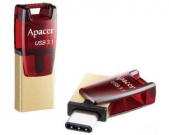 APACER 64GB AH180 USB 3.2 Tip C - USB 3.2 Tip A flash crveni AP64GAH180R-1