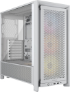 Kucište CORSAIR FRAME 4000D Mid-Tower/ATX/kaljeno staklo/bez napajanja/bela