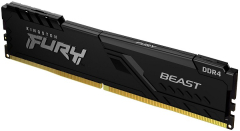 DDR4 32GB 3200MHz [FURY BEAST], Non-ECC UDIMM, CL16 1.35V, 288-Pin 2Rx8, w/Heatsink