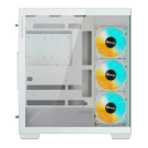 C500 PANORAMIC STEALTH ICE, Mid Tower, up to ATX, RGB Fusion with ARGB Connector Hub, With USB 3.0 x