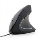 Ergonomic Optical Mouse 1200-3200 DPI, 6 Buttons, USB, Black, Cable 1.35m