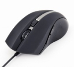 G-laser Mouse 800-2400 DPI, 6 Buttons, USB, Black, Cable 1.8m