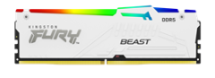 DDR5 64GB (2x32GB) 5600MHz CL36 DIMM [FURY Beast] White RGB EXPO